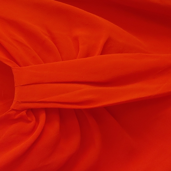 Backless Red Silk Top - Picture 2 of 6